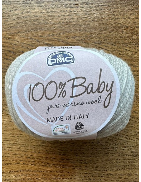 DMC 100% Baby 121 - Pelote Gris Clair
