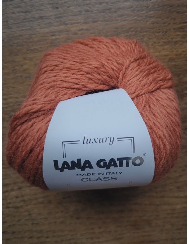 Lana Gatto Class 9350 - Pelote Mérinos & Angora - Rouille