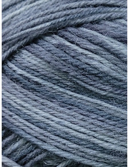 Laine Chaussettes 046 - Pack de 10 Pelotes de 50g Gris moyen multico