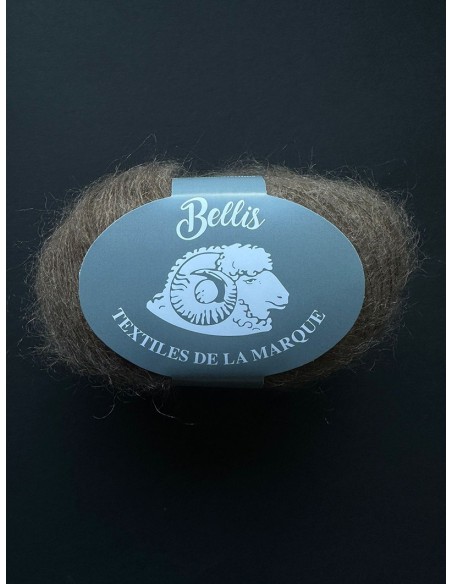 Bellis 54 - Pelote 48% Kid Mohair - Taupe