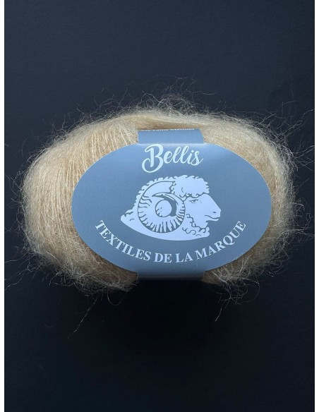 Bellis 56 - Pelote 48% Kid Mohair - Sable