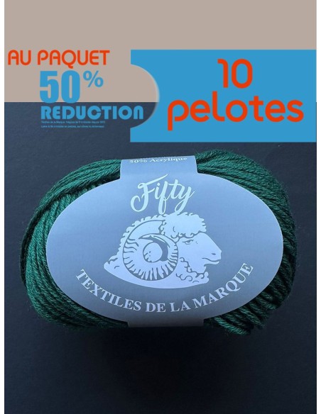 Pelote de fil à tricoter Laine Mélangée  50 % Laine Merinos 50% Acrylique Poids : 50g Longueur : 120m Aiguilles : 3,5-4