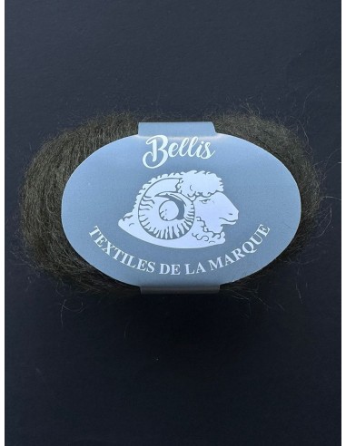 Bellis 26 - Pelote 48% Kid Mohair - Kaki foncé