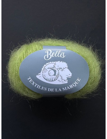 Bellis 05 - Pelote 48% Kid Mohair - Chartreuse