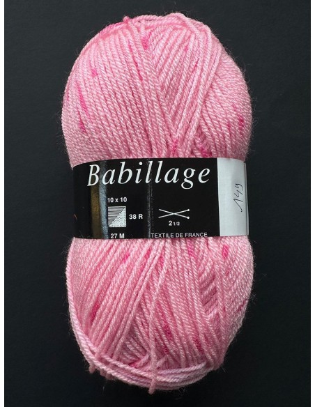 Babillage 149 - Pelote 100% Acrylique - Rose