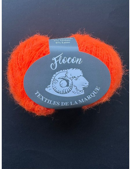 Flocon 000 - Pack de 10 Pelotes Orange fluo