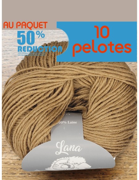 Pelote de fil à tricoter Laine Mélangée 30% Laine 70% Acrylique Poids : 100g Longueur : 300m Aiguilles : 3-4