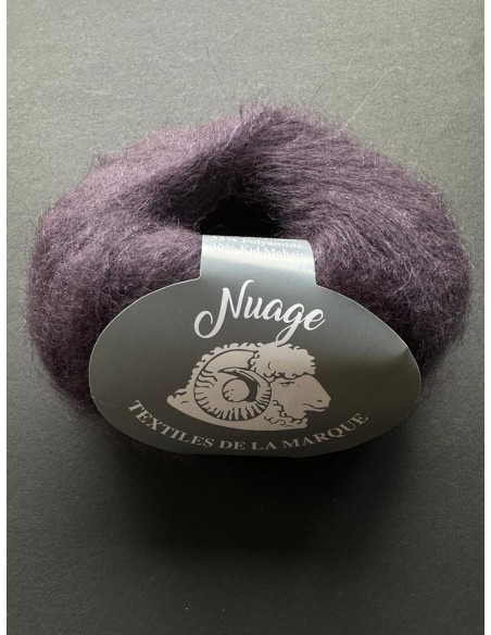 Nuage 08 - Pelote 25g Prune foncé