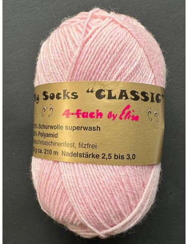 Laine Chaussettes 4491 - Pack de 10 Pelotes de 50g Rose Pâle