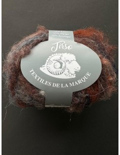 Pelote de fil à tricoter Laine Mélangée 30% Laine 70% Acrylique Poids : 100g Longueur : 300m Aiguilles : 3-4