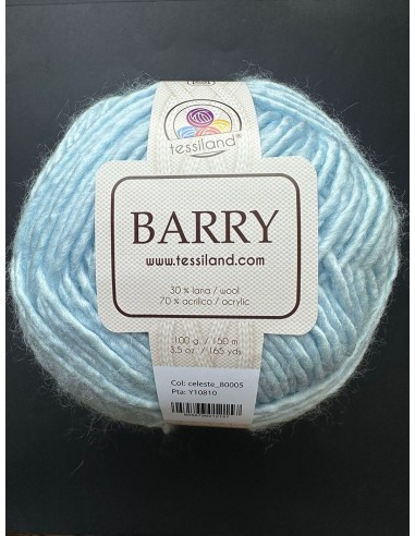 Pelote de fil à tricoter Laine Mélangée 30% Laine 70% Acrylique Poids : 100g Longueur : 300m Aiguilles : 3-4