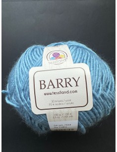 Pelote de fil à tricoter Laine Mélangée 30% Laine 70% Acrylique Poids : 100g Longueur : 300m Aiguilles : 3-4