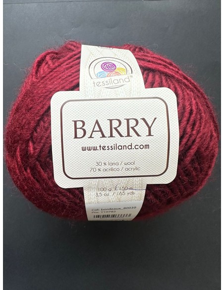 Pelote de fil à tricoter Laine Mélangée 30% Laine 70% Acrylique Poids : 100g Longueur : 300m Aiguilles : 3-4