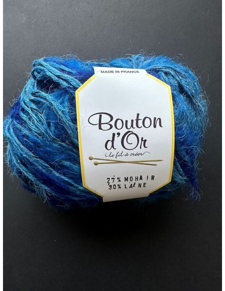 Pelote de fil à tricoter Laine Mélangée 30% Laine 70% Acrylique Poids : 100g Longueur : 300m Aiguilles : 3-4