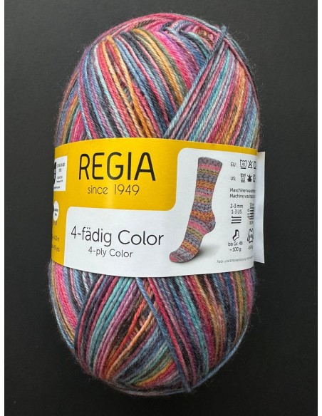 Laine Chaussettes 4071 - Pelote  de 100g Multicolore