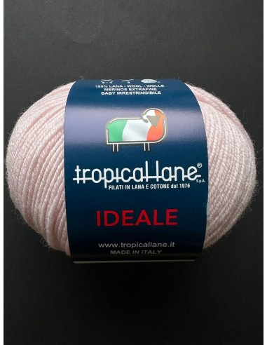 Kashwool Trois 12 - Pelote 100% Laine Mérinos Extrafine - Rose Pâle