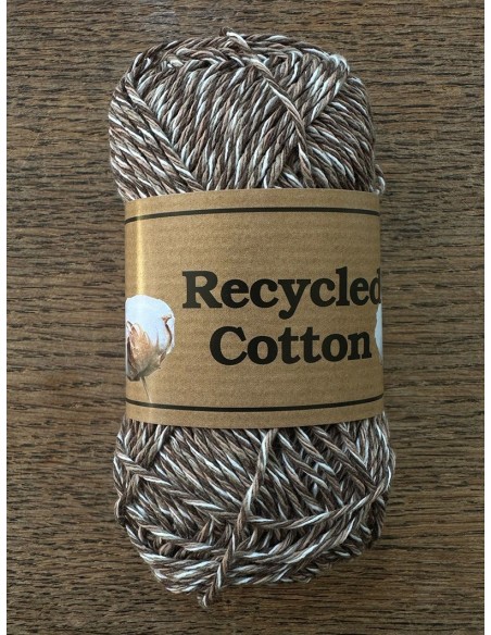 Recycled cotton - Pelote de Coton recyclé BEIGE Chiné