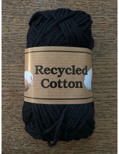 Recycled cotton - Pelote Coton recyclé NOIR