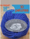 Alpage II 412 - Pack de 10 Pelotes Bleu roy