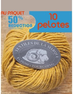 Alpage 439 - Pack de 10 Pelotes Moutarde
