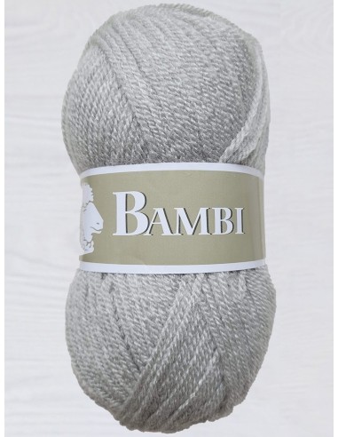 Bambi 564 - Pack de 10 Pelotes Gris clair
