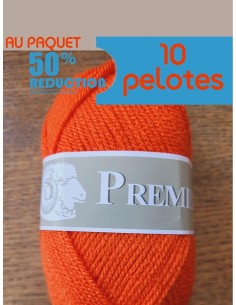 Pelote de fil à tricoter Polyester  100% Polyester Poids : 50g Longueur : 85m Aiguilles : 6 2