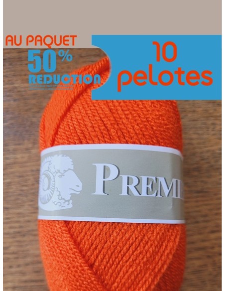 Pelote de fil à tricoter Polyester  100% Polyester Poids : 50g Longueur : 85m Aiguilles : 6