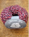 Mérino Fin 141 - Pelote de 25g Multico Bleu/Rouge/Beige