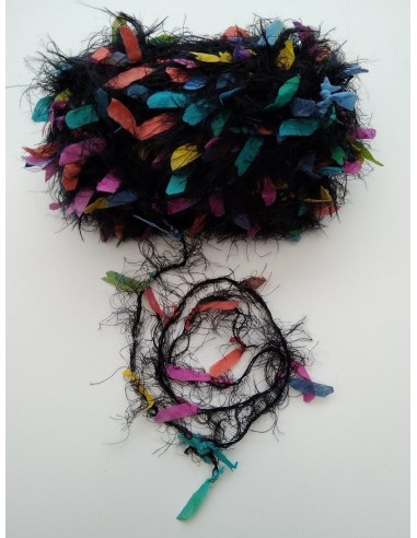 Pelote de fil à tricoter Polyester  100% Polyester Poids : 50g Longueur : 50m Aiguilles : 5,5-6