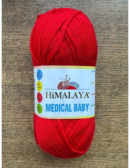 Medical Baby 233 - Pelote de 100g - Rouge