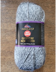 Everyday NEW TWEED 111 - Pelote 100g - Gris clair tweedé