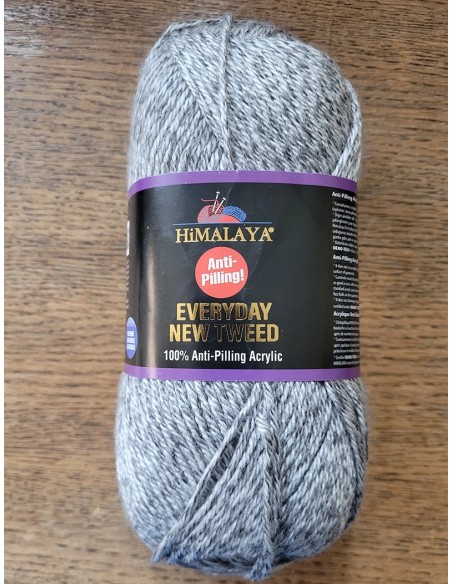Everyday NEW TWEED 111 - Pelote 100g - Gris clair tweedé