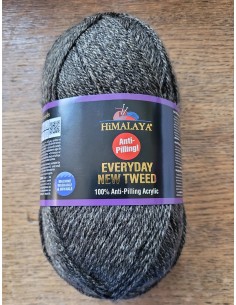 Everyday NEW TWEED 122 - Pelote 100g - Kaki tweedé