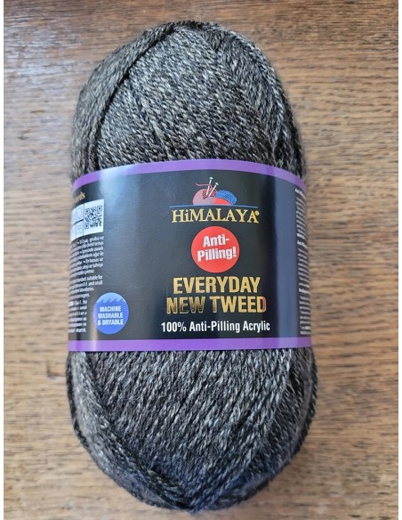 Everyday NEW TWEED 122 - Pelote 100g - Kaki tweedé