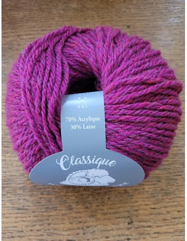 Classique 106 - Pelote Fuschia tweedé