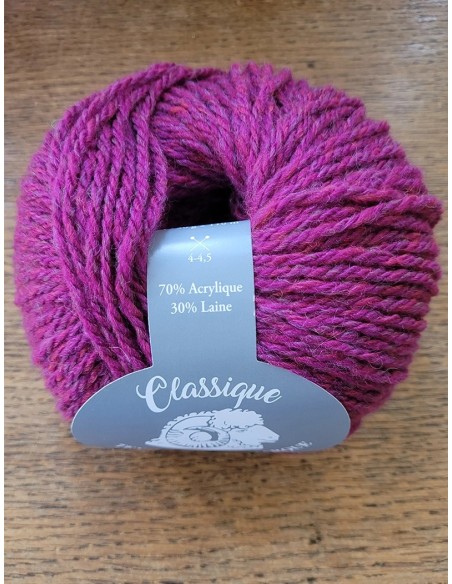 Classique 106 - Pelote Fuschia tweedé
