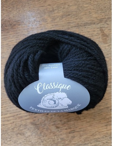 Classique 61  - Pelote Noir