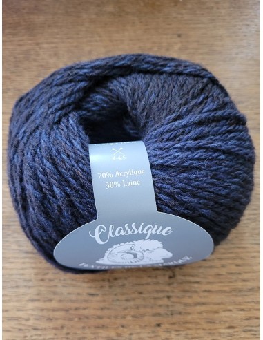 Classique 111  - Pelote Marine/Noir