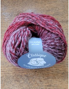 Classique 144  - Pelote Rouge/Gris