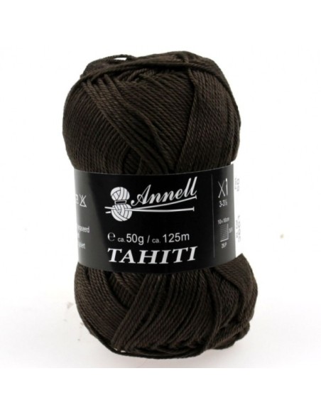 Tahiti 3601 - Pelote 100% Coton mercerisé - Marron foncé