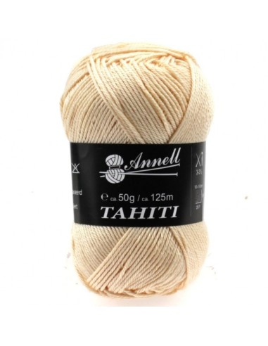 Tahiti 3661 - Pelote 100% Coton mercerisé - Crème