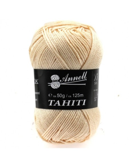 Tahiti 3661 - Pelote 100% Coton mercerisé - Crème