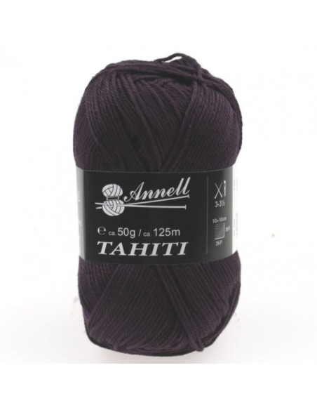 Tahiti 3602 - Pelote 100% Coton mercerisé - Prune