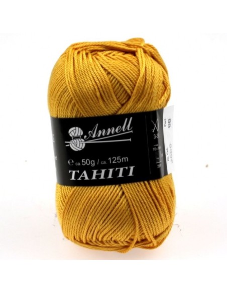 Tahiti 3506 - Pelote 100% Coton mercerisé - Moutarde