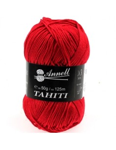 Tahiti 3612 - Pelote 100% Coton mercerisé - Rouge