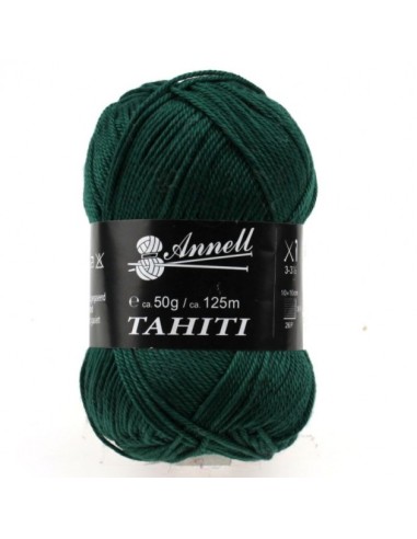 Tahiti 3645 - Pelote 100% Coton mercerisé - Sapin
