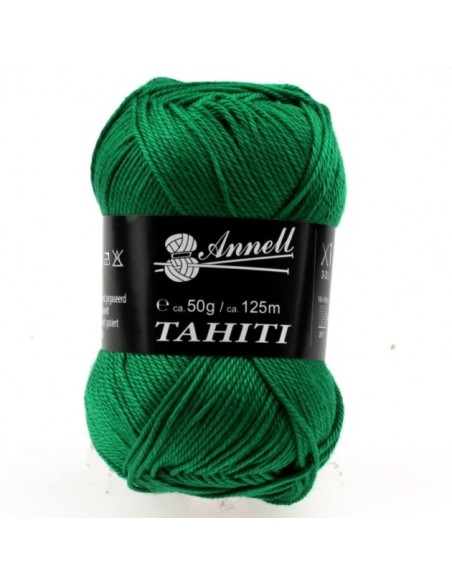 Tahiti 3648 - Pelote 100% Coton mercerisé - Emeraude