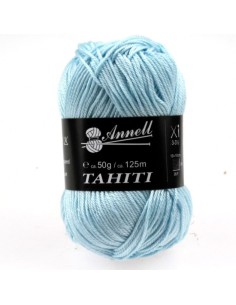 Tahiti 3642 - Pelote 100% Coton mercerisé - Ciel pâle