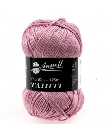 Tahiti 3651 - Pelote 100% Coton mercerisé - Aubépine