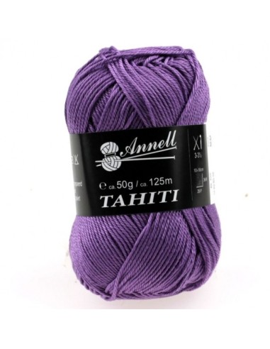 Tahiti 3653 - Pelote 100% Coton mercerisé - Violet
